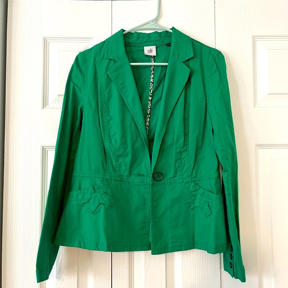 CAbi Jackets & Coats Cabi Womens Green Blazer Poshmark